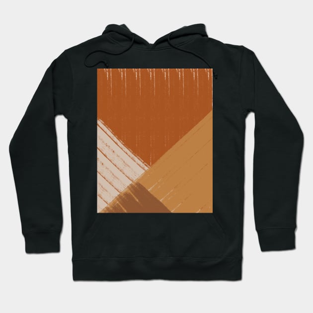 Paint Brush Strokes Contemporary Art Hoodie by ArunikaPrints